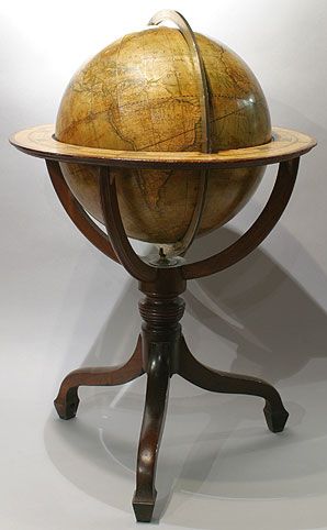 Mappemonde / Globe terrestre Cary